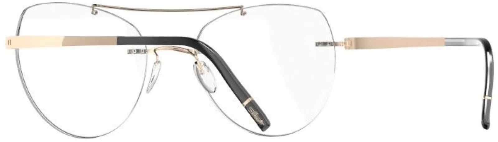 Silhouette Momentum Aurum Demo Rimless 5564 Eyeglasses - view 11